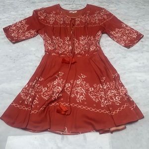 Tularosa silk dress Revolve Clothing size small